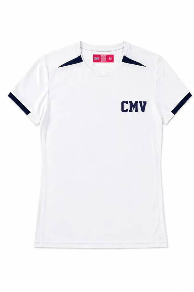 Jersey Escolar Blanca Kids CMV